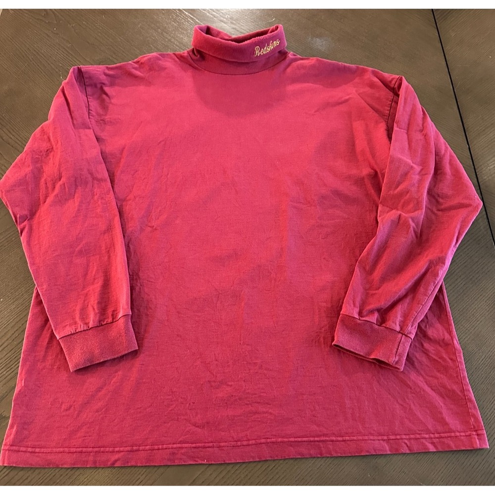 San Francisco Redskins Turtleneck Shirt Men's‎ 2XL Logo Athletic Made USA
